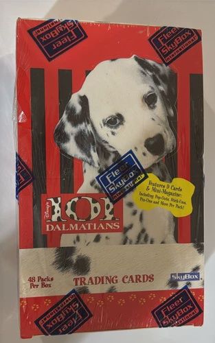 1996 Skybox 101 Dalmatians Trading Card Box