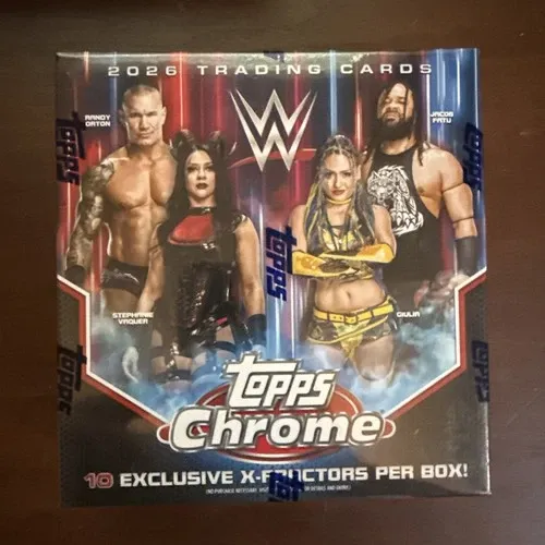 2026 Topps Chrome WWE Mega Box