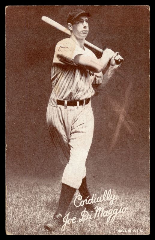 1947-66 Exhibit Card Joe DiMaggio