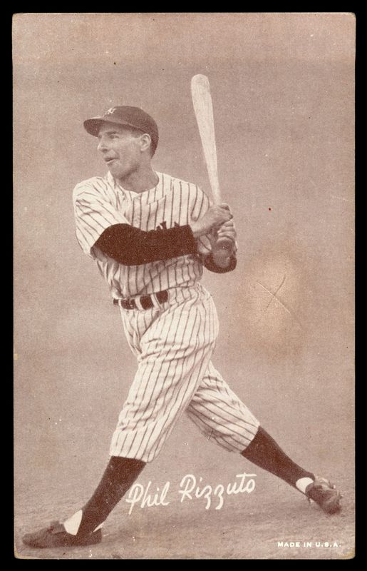 1947-66 Exhibit Card Phil Rizzuto