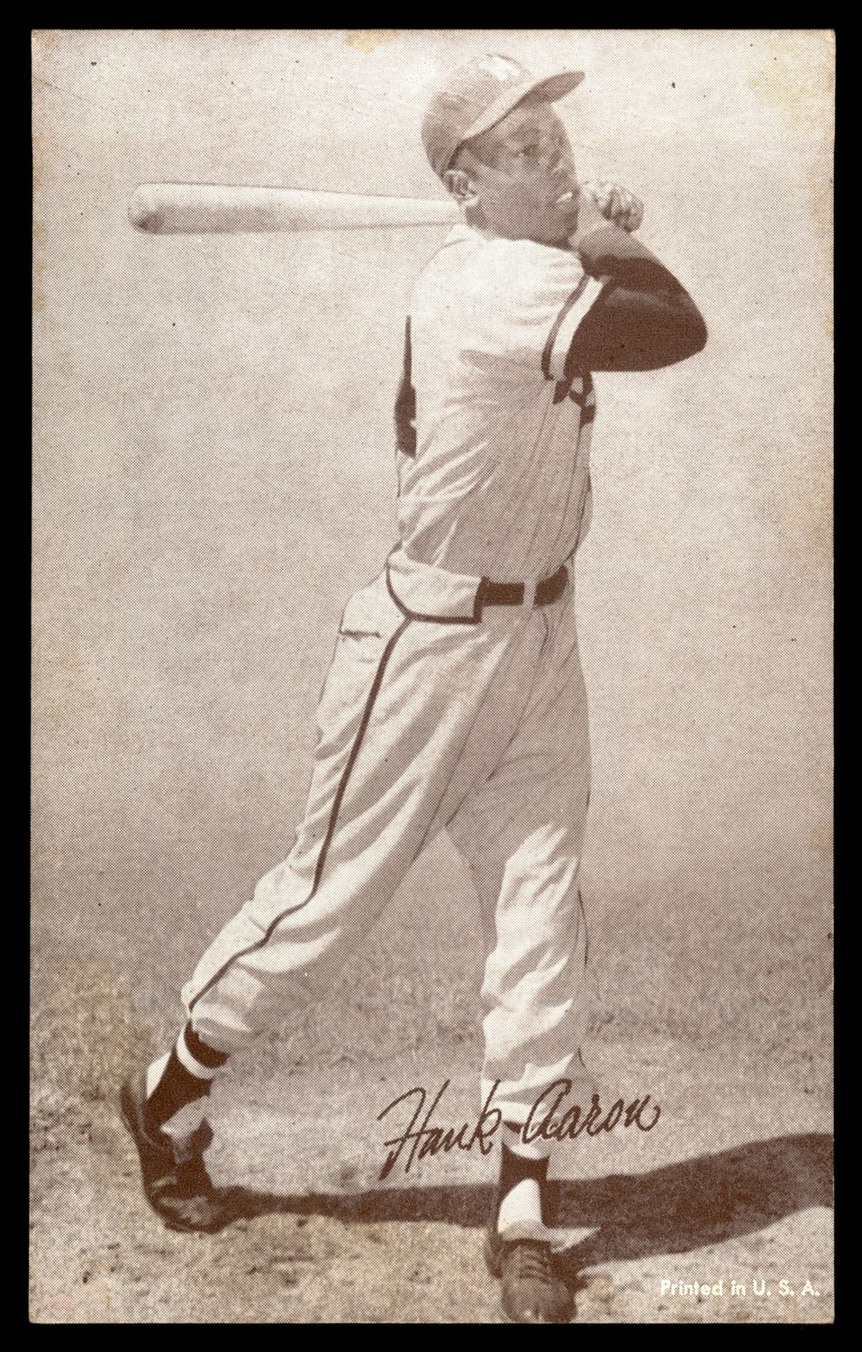 1947-66 Exhibit Card Hank Aaron