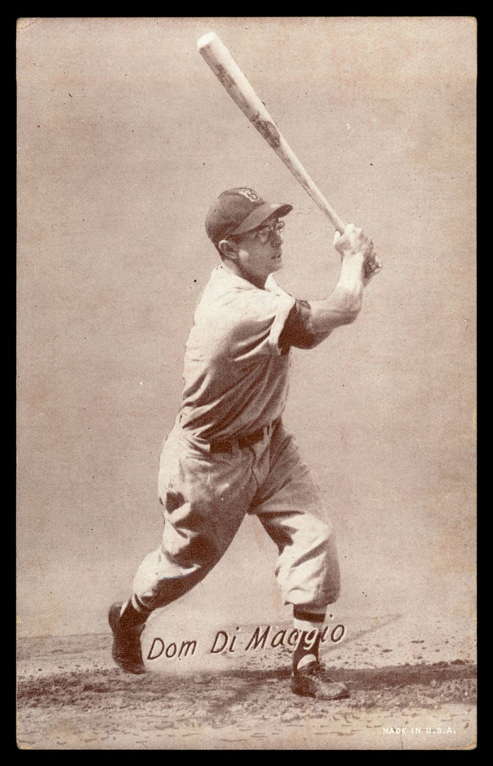 1947-66 Exhibit Card Dom DiMaggio