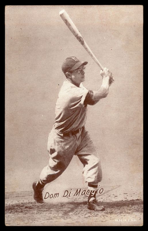 1947-66 Exhibit Card Dom DiMaggio