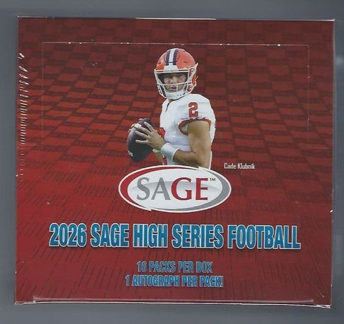 2026 Sage High Series Football Hobby Box