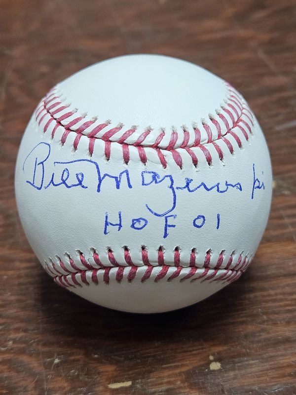 Bill Mazeroski Autographed Baseball JSA