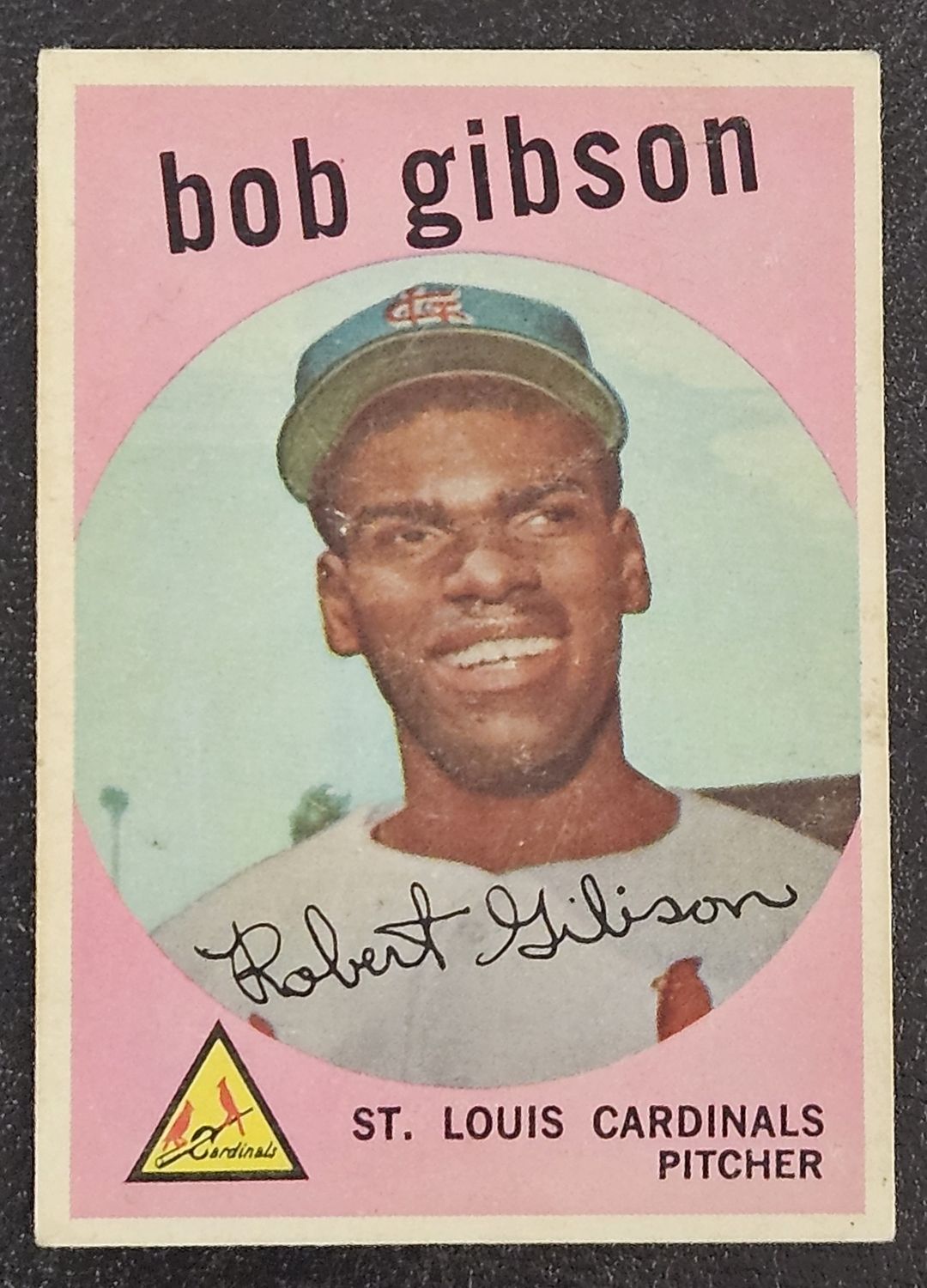 1959 Topps #514 Bob Gibson GD
