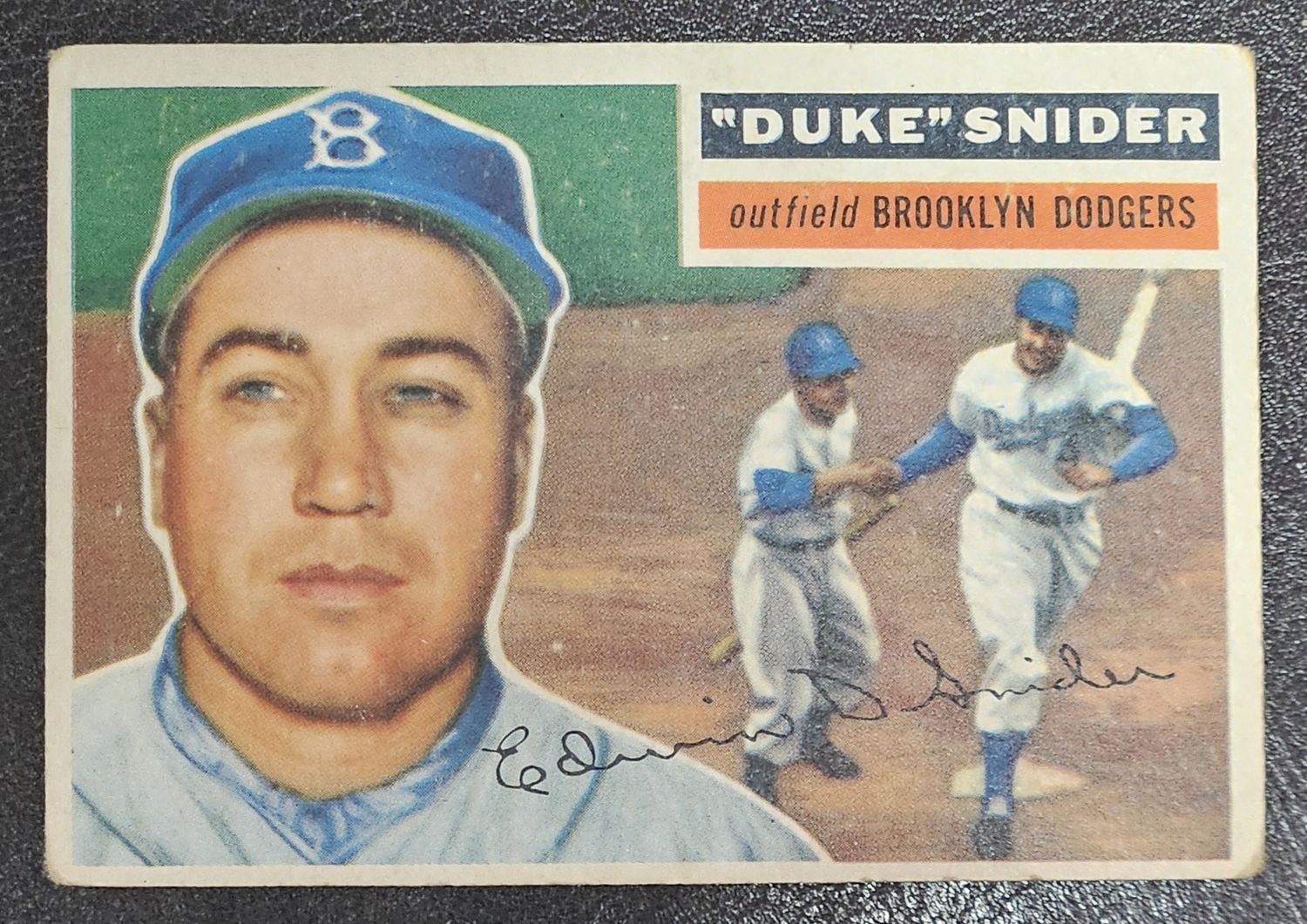 1956 Topps #150 Duke Snider Gray Back GD