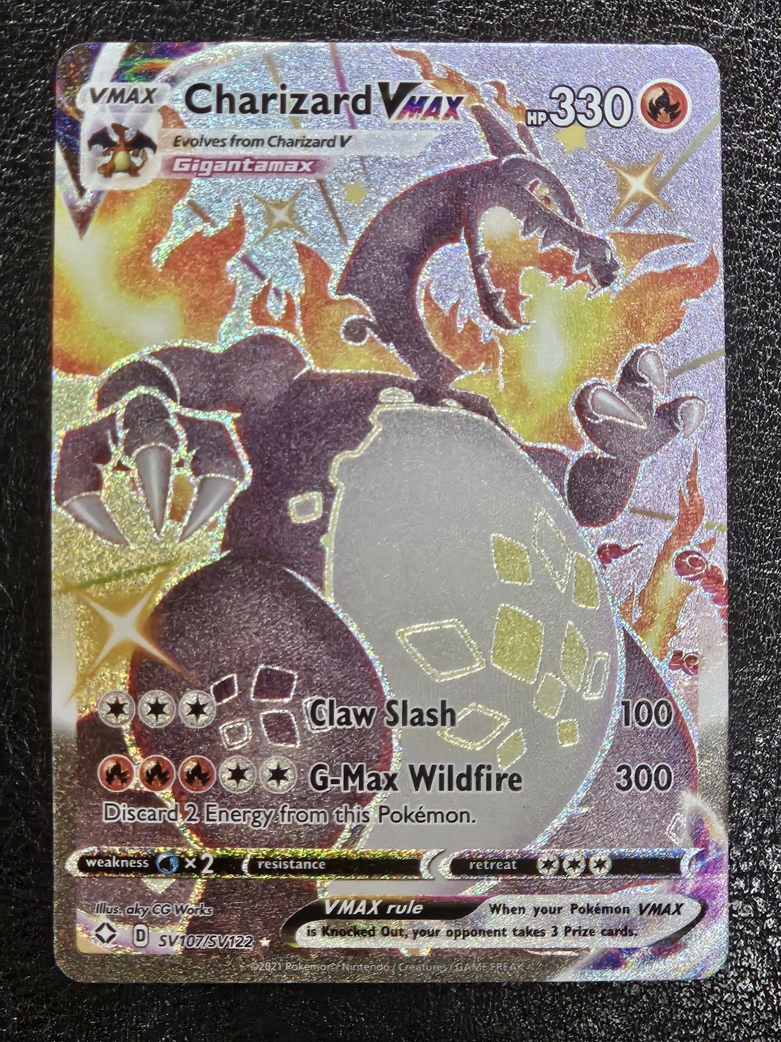 2021 Charizard VMax Shining Fates SV107/SV122
