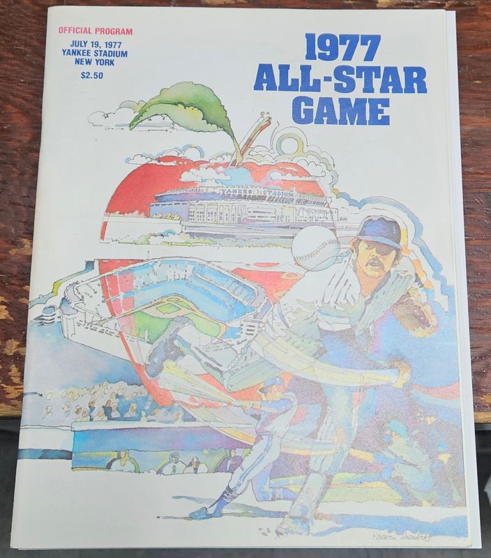 1977 MLB All Star Game Program