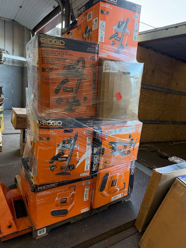 RIDGID, DEWALT &amp; HUSKY Shop Equipment Pallet – AS IS