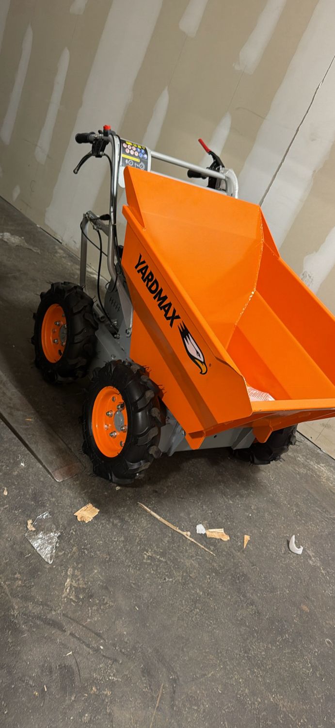 YARDMAX Gas-Powered Power Wheelbarrow – NEW