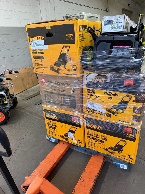 DEWALT Lawn Mower Pallet – Liquidation Lot