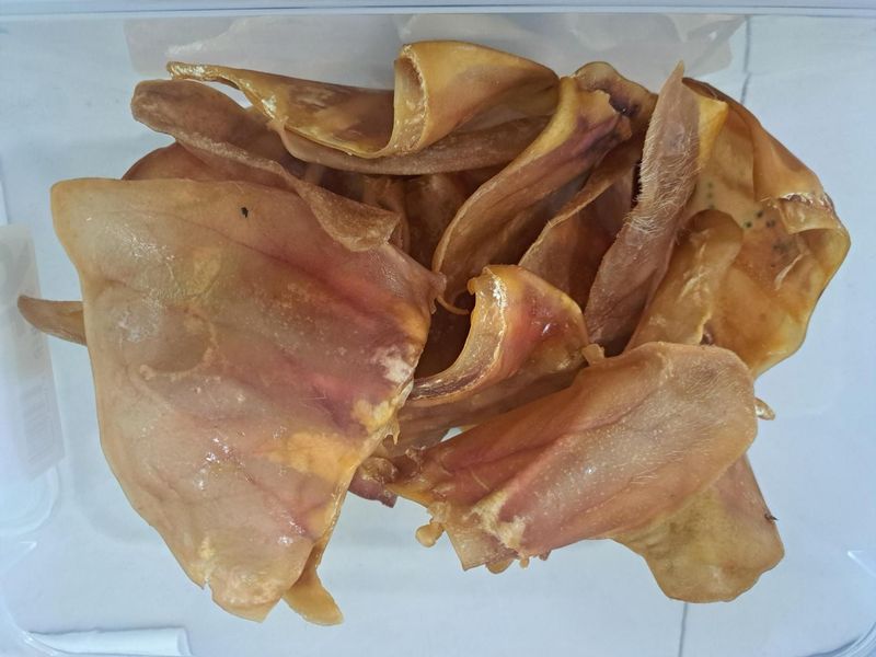 Pigs Ears Large — Barking Happy Treats In Collombatti, NSW