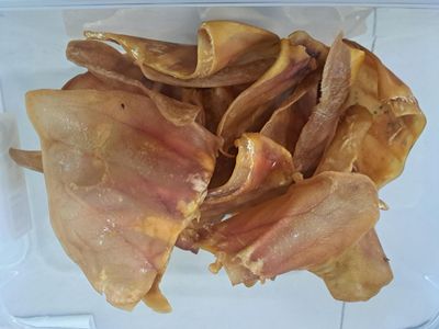 Pigs Ears Large — Barking Happy Treats In Collombatti, NSW