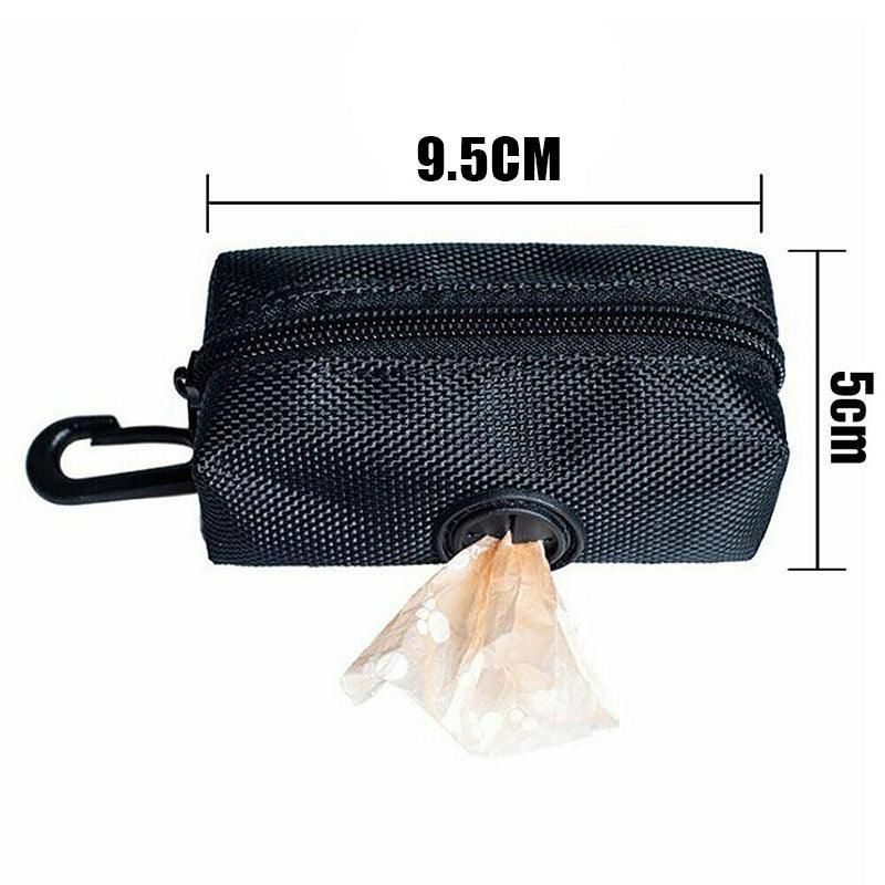 Dog Poop Bag Holder w/- free roll of poop bags