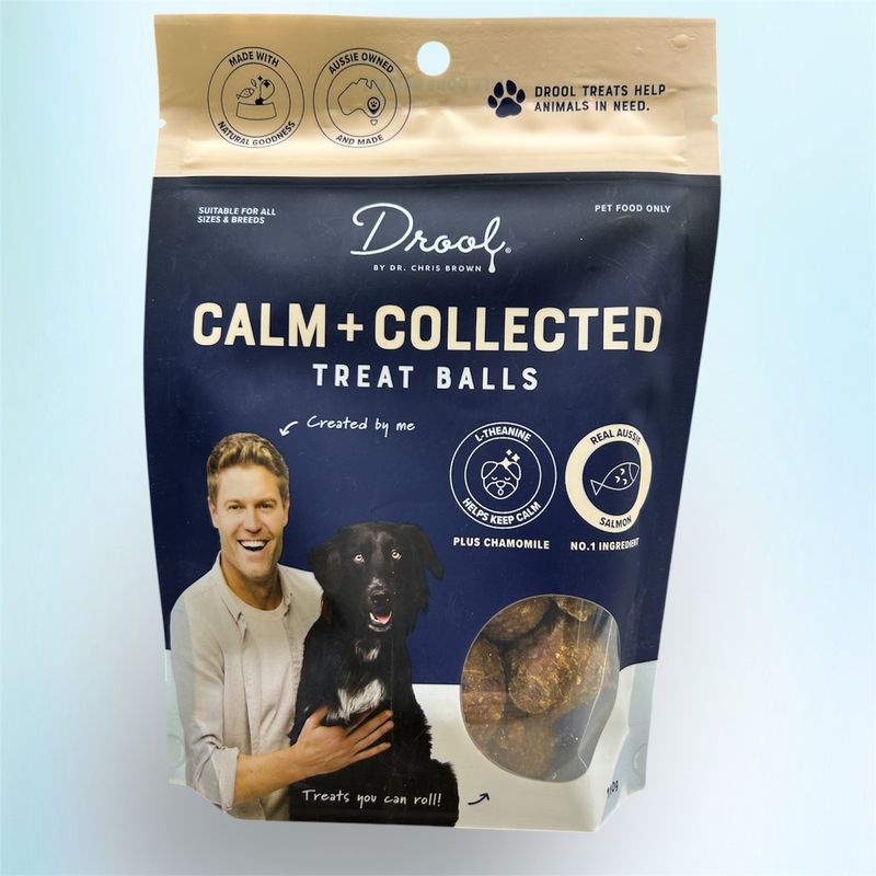 Drool By Dr Chris Calm & Collected Treat Balls 110g - Salmon
