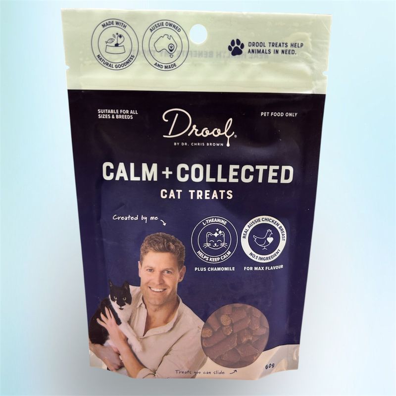 Drool by Dr Chris Calm & Collected Cat Treats 60g