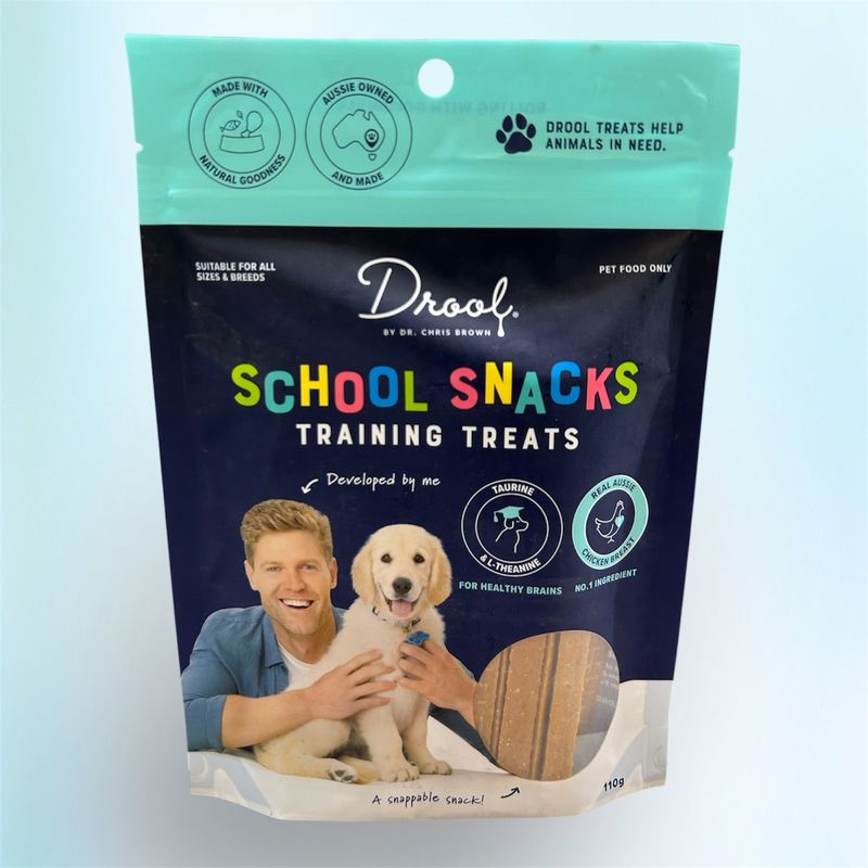 Drool by Dr Chris School Snacks Training Treats 110g