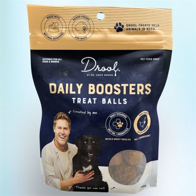 Drool by Dr Chris Daily Boosters Treat Balls 110g