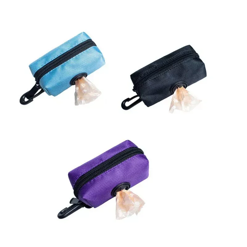 Dog Poop Bag Holder w/- free roll of poop bags