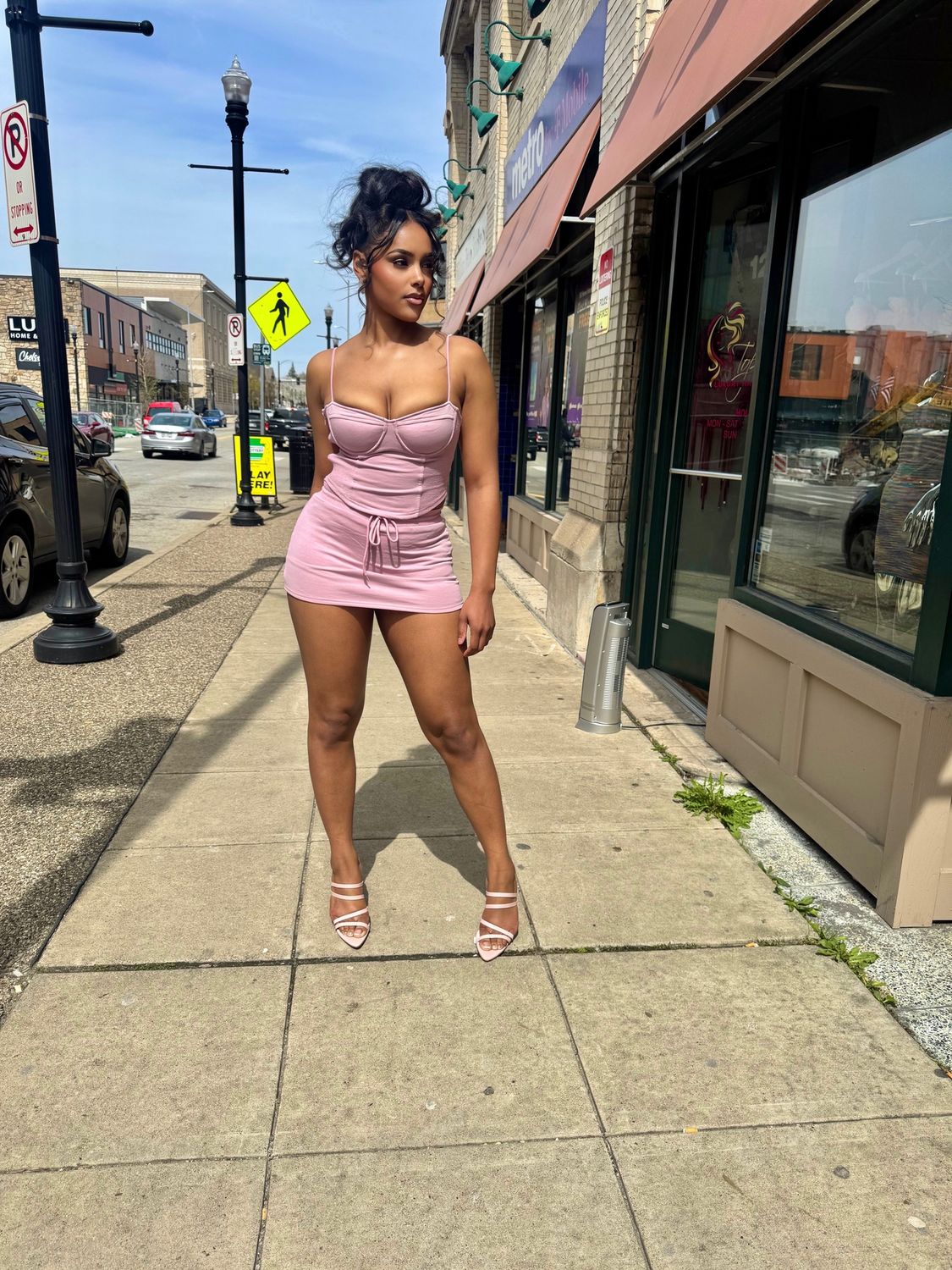 Blushing Babe Skort Set