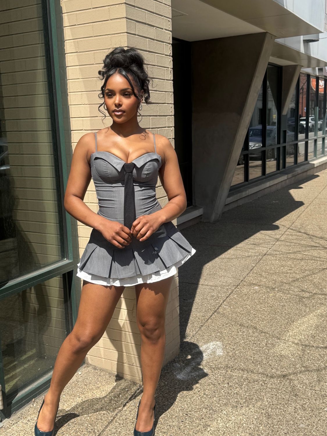 Top of the Class Pleated Skirt