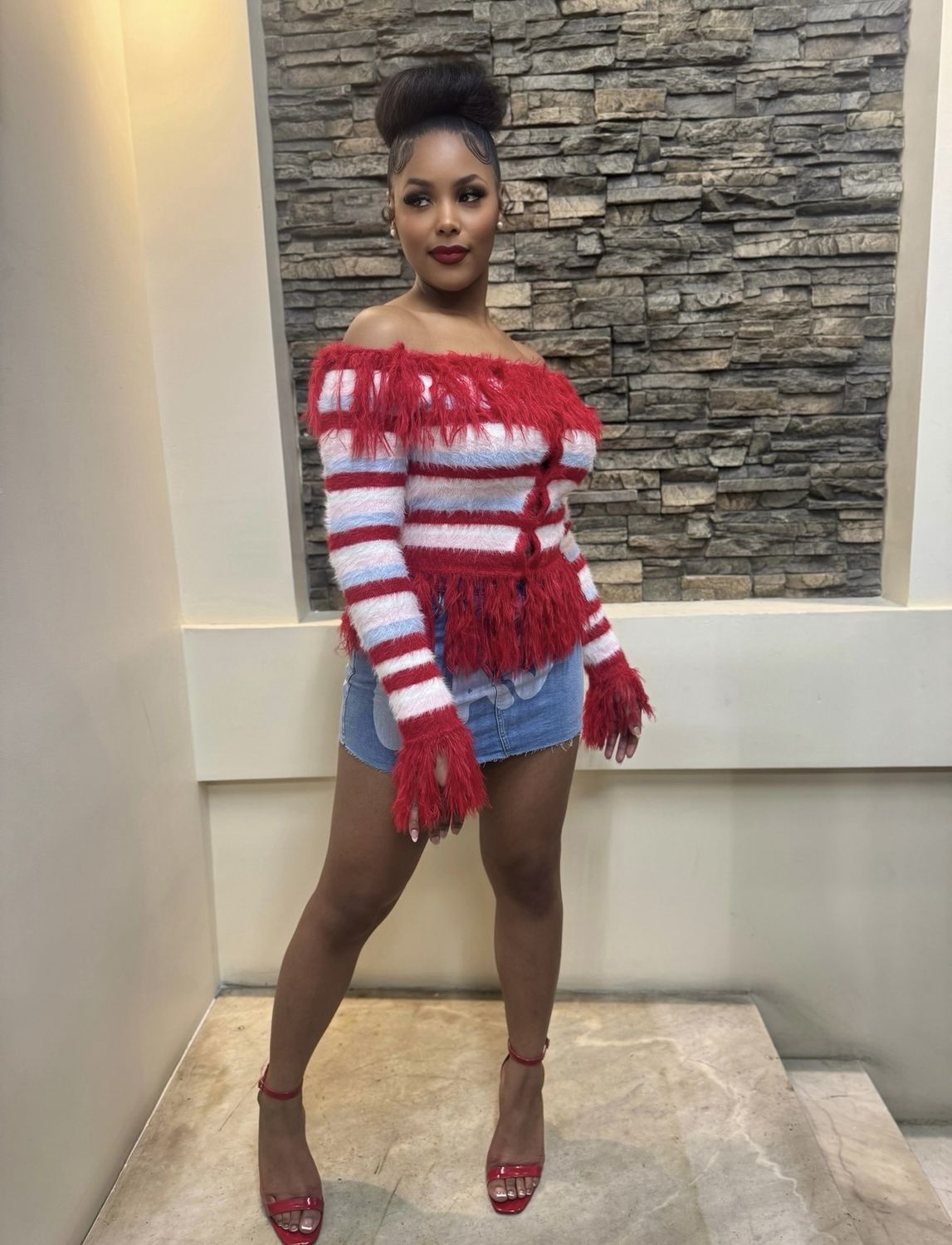 Red Bottom Sweater