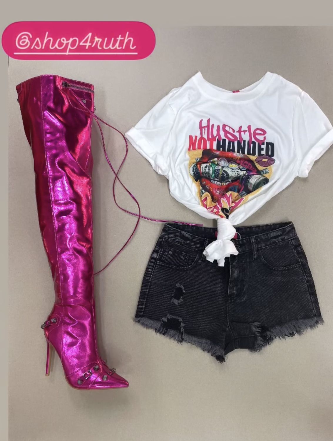 “Hard Candy” Metallic Stiletto Boots