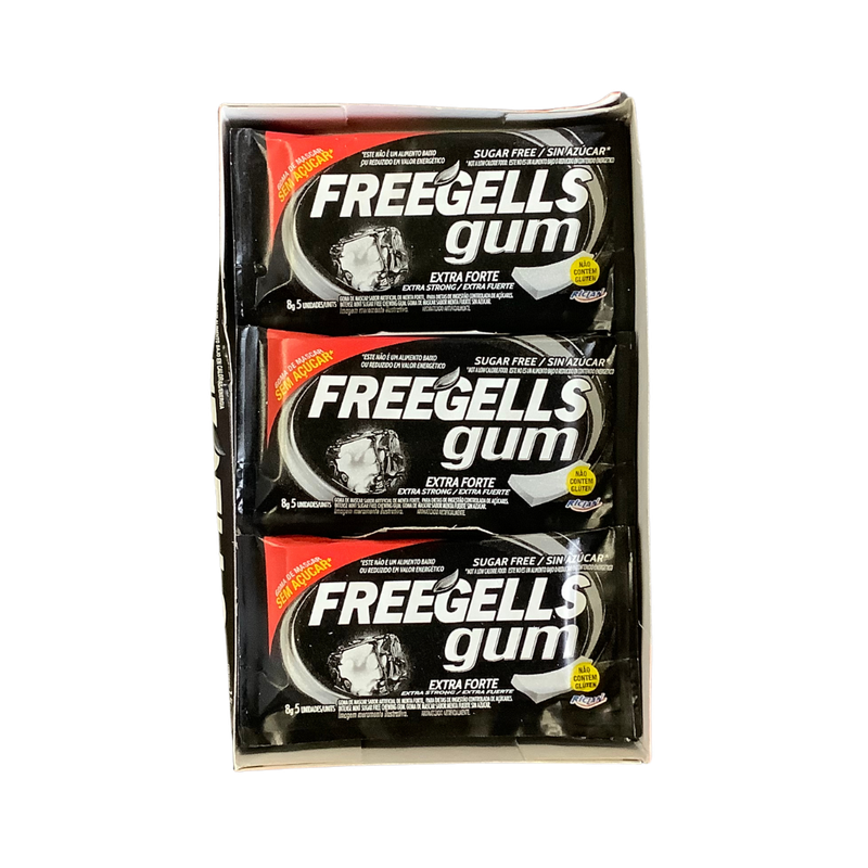 Freegells Sugar Free Gum Extra Strong 8g x15