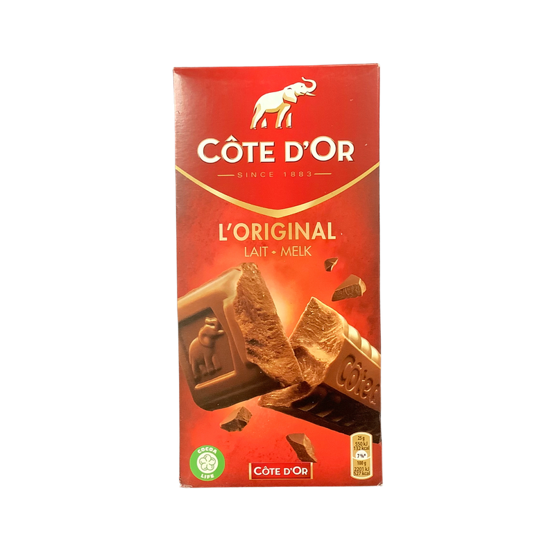 Cote D&#39;Or Bloc Milk Chocolate Slab 200g
