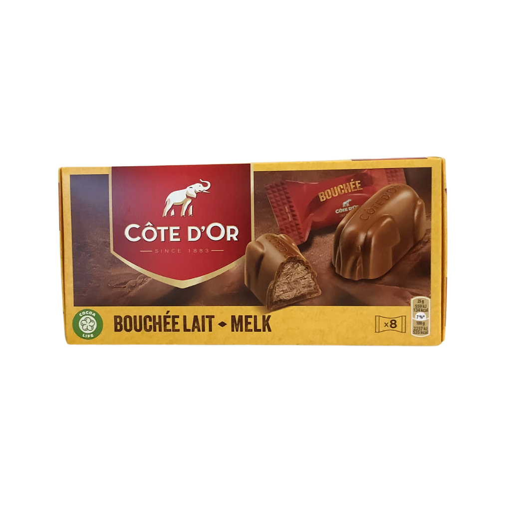 Cote D’Or Bouchée Lait 8’s 200g
