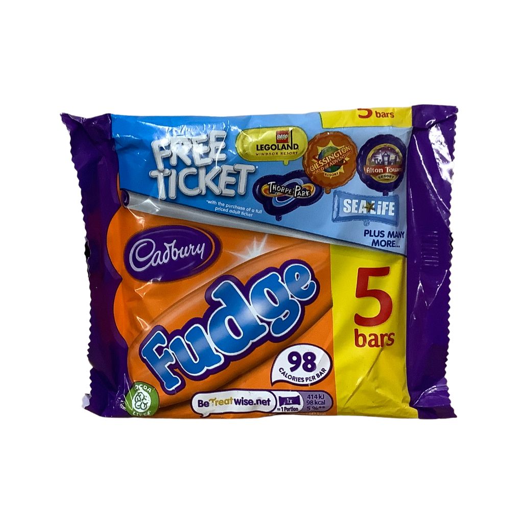 Cadbury Fudge 5 Bars