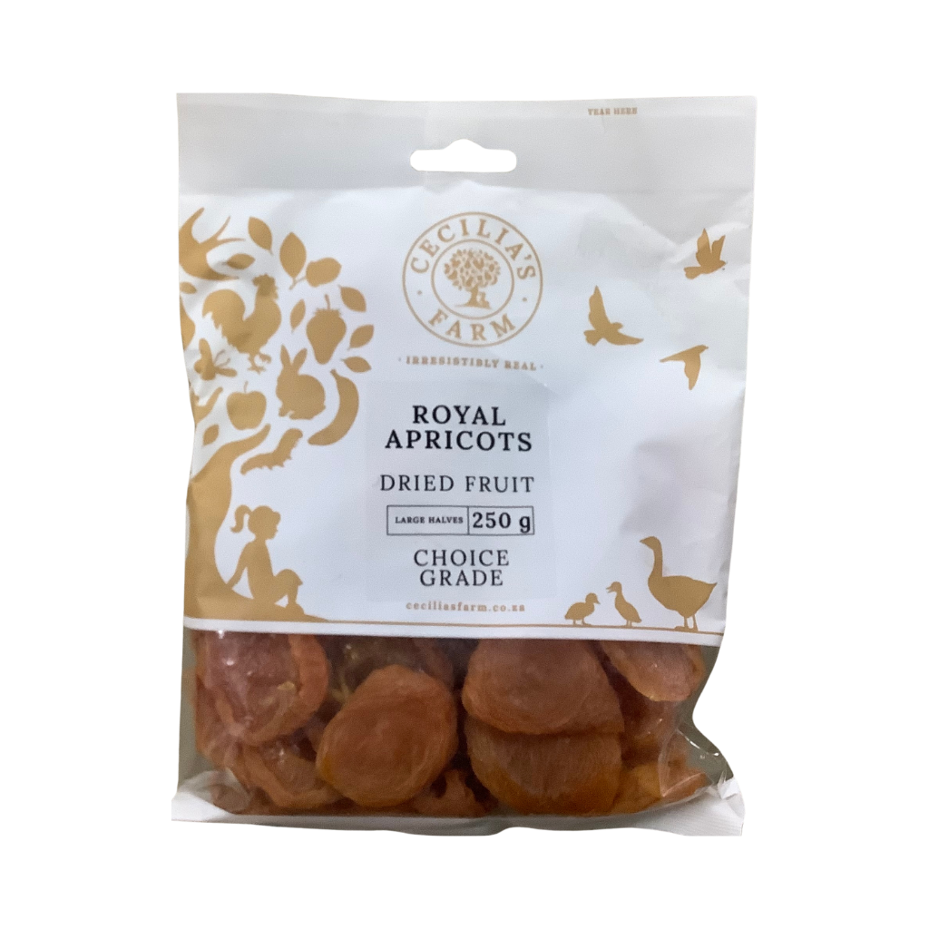 Cecilia&#39;s Farm Royal Apricots Dried Fruit 250g
