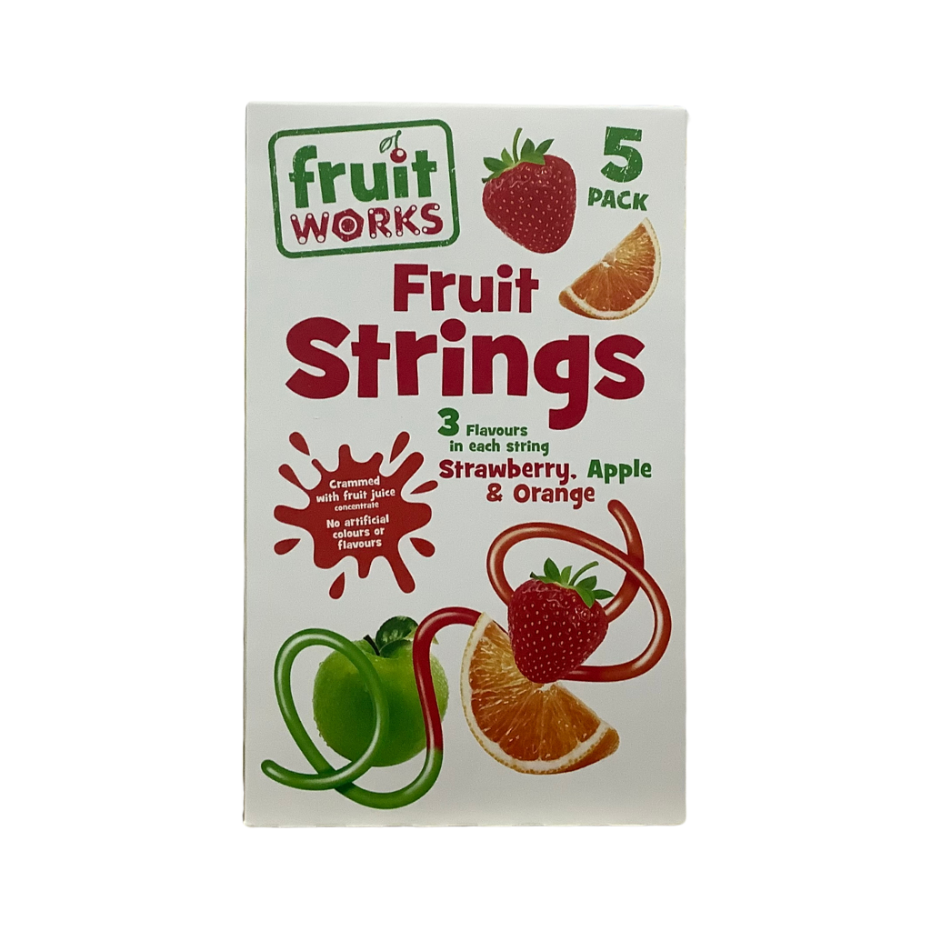 Fruit Works Fruit Strings 5 Pack 90g