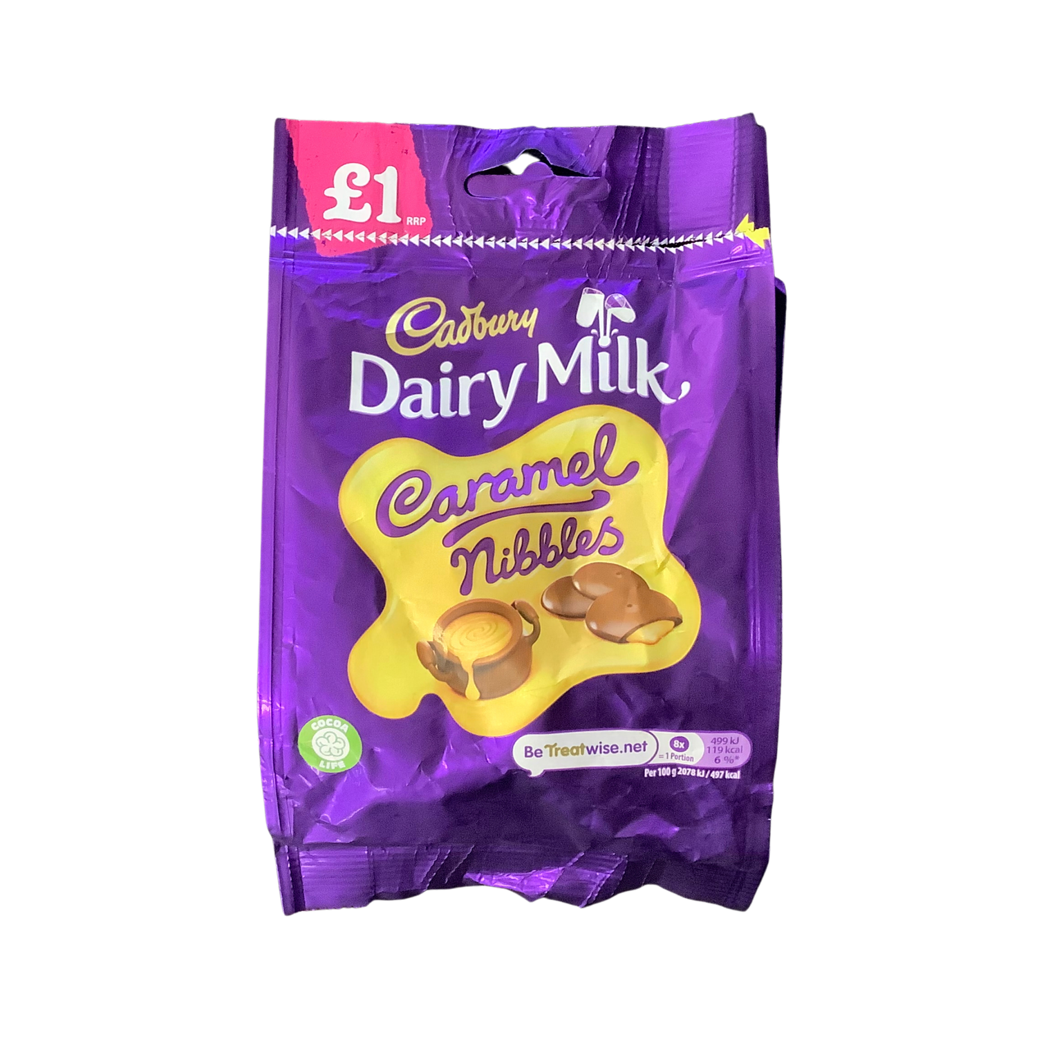 Cadbury Dairy Milk Caramel Nibbles Pouch