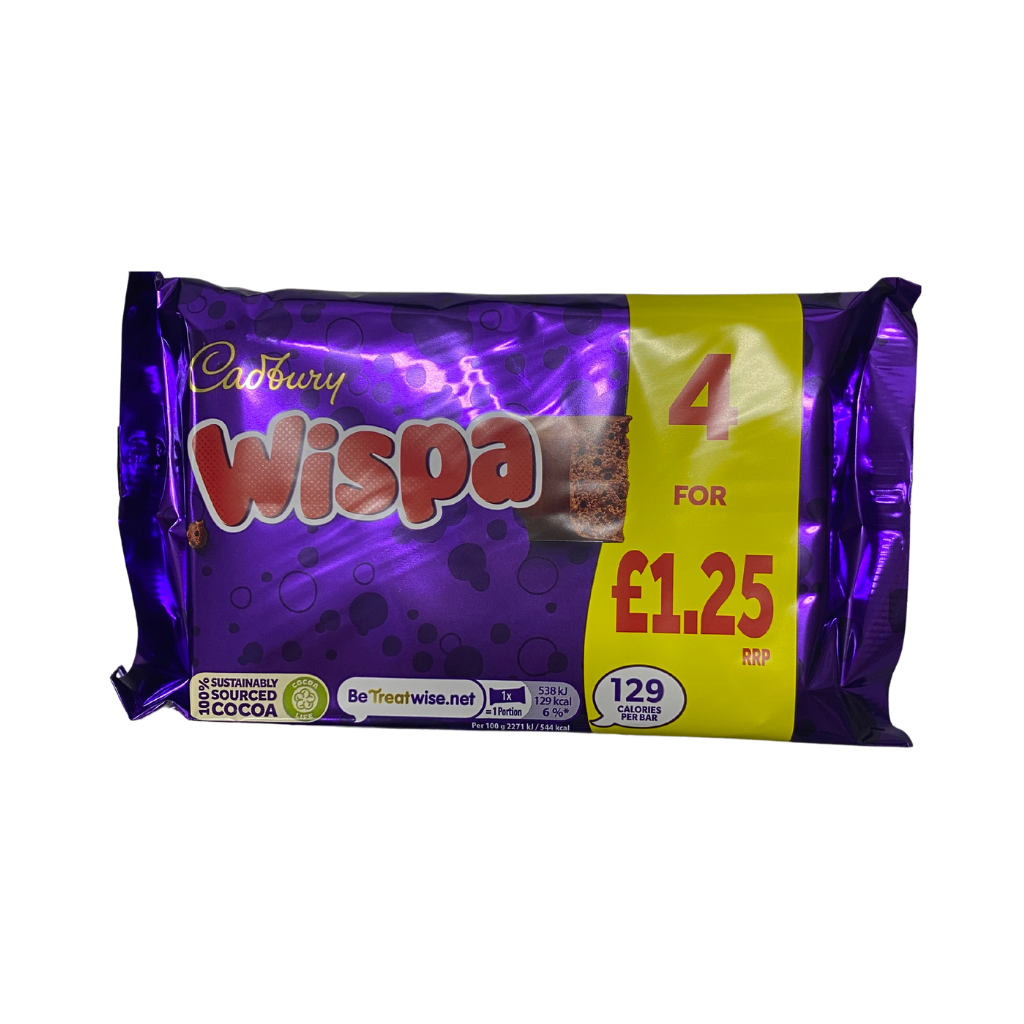 Cadbury Wispa 4 Pack