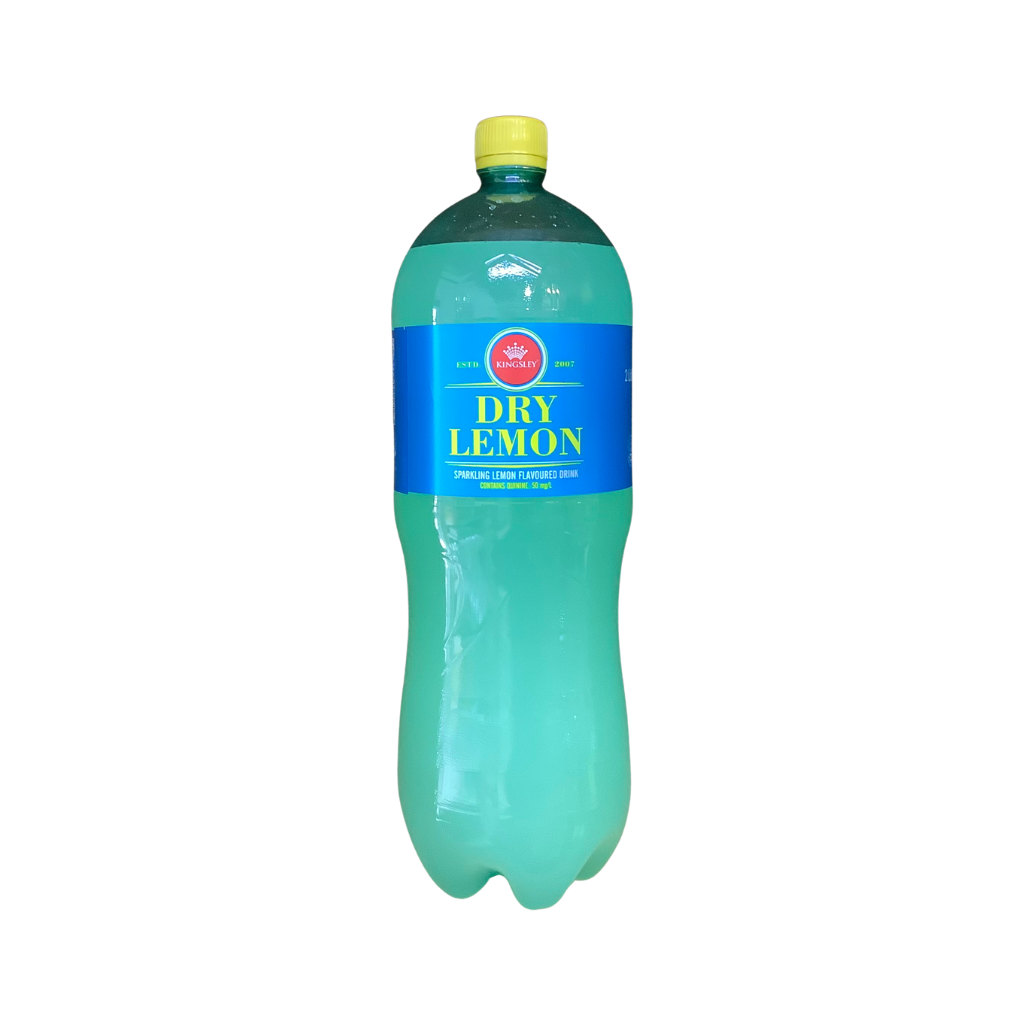Kingsley Dry Lemon Sparkling Lemon Flavoured Drink 2.0 Lt