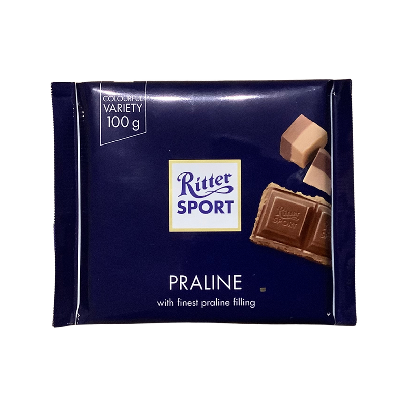 Ritter Sport Milk Chocolate with Praline Filling 100g