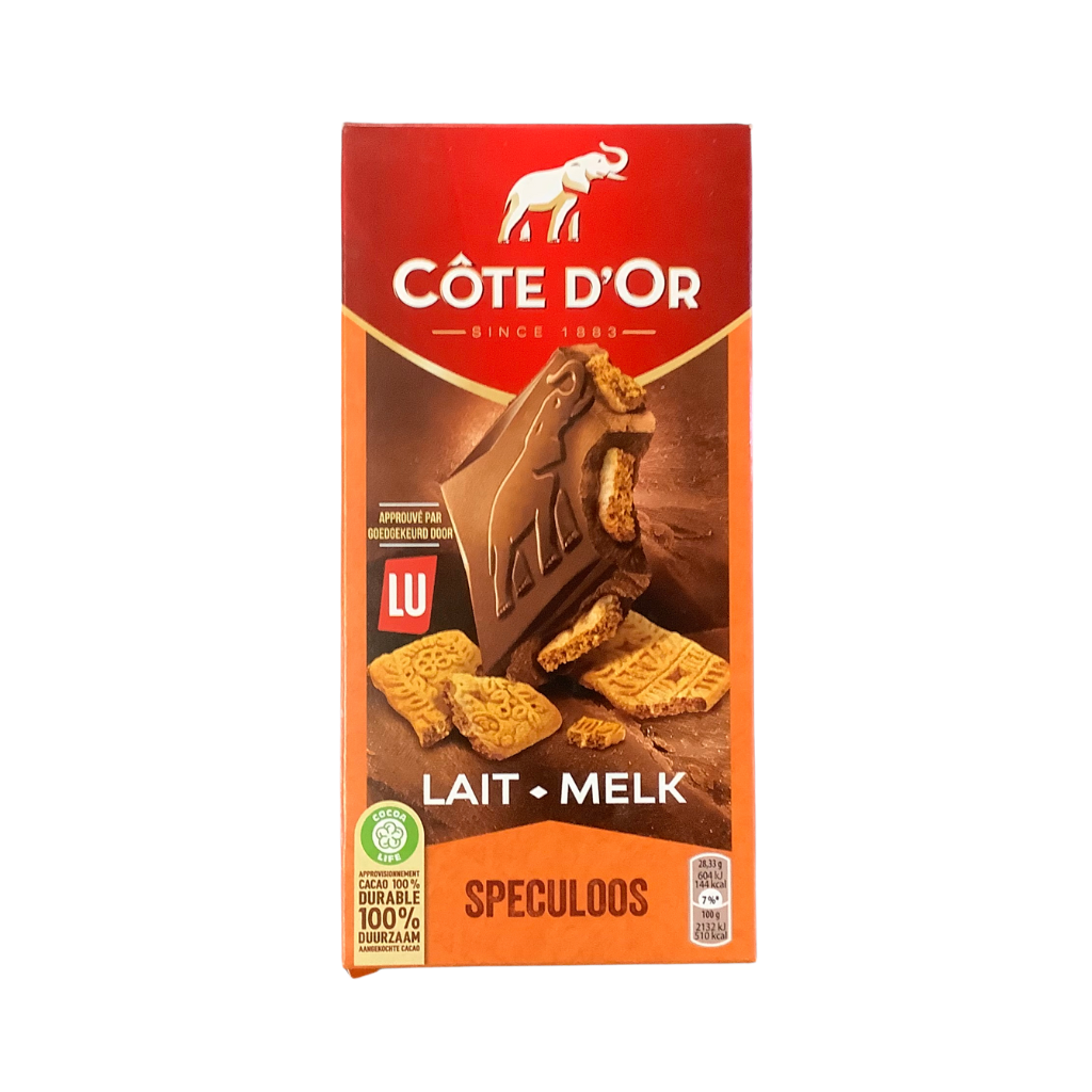 Cote D&#39;Or Bloc Milk Speculoos 170g