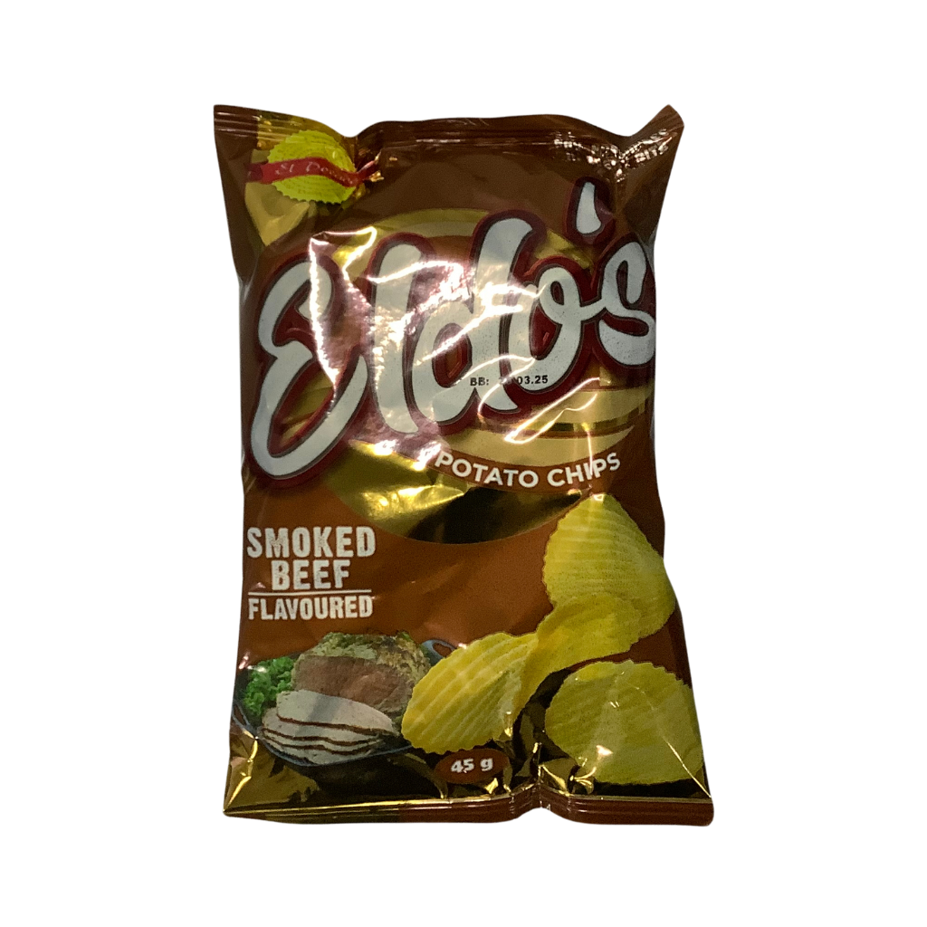 Eldo&#39;s Smoked Beef Flavoured Potato Chips 45g
