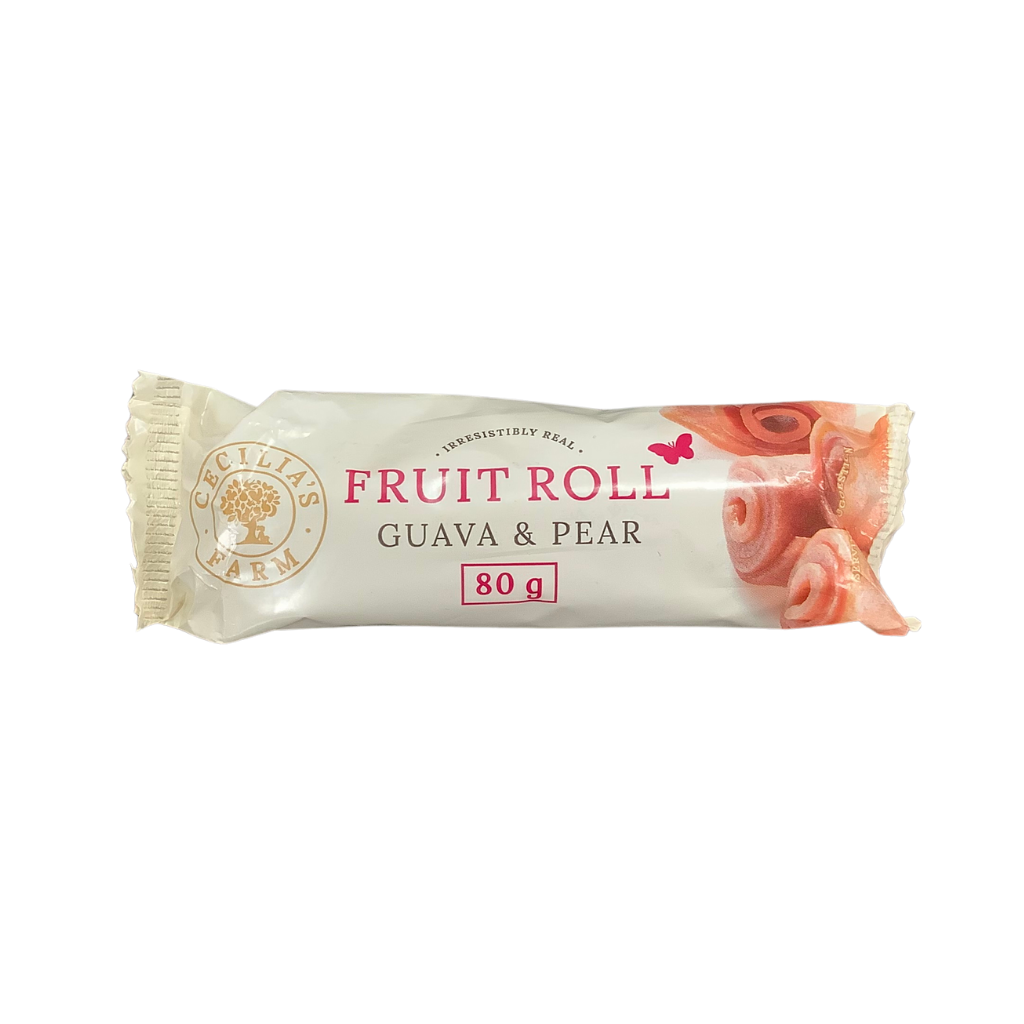 Cecilia&#39;s Farm Fruit Roll Guava &amp; Pear 80g