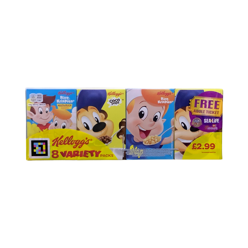 Kellogg&#39;s Variety Cereal Pack 196g