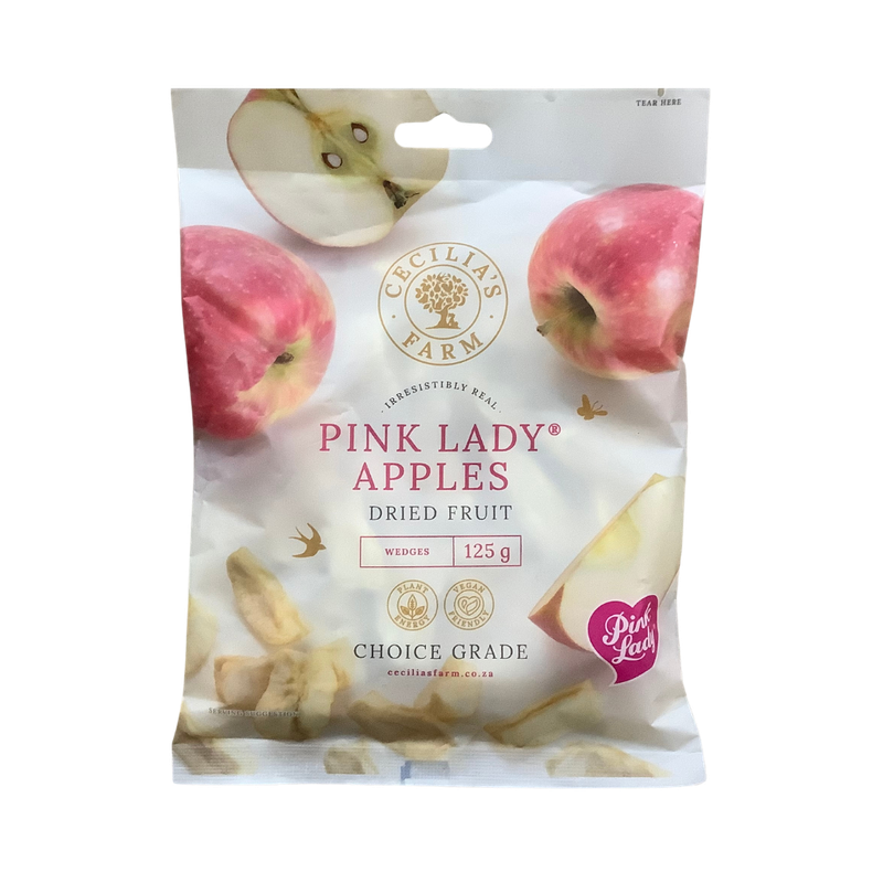 Cecilia&#39;s Farm Pink Lady Apples Dried Fruit 125g