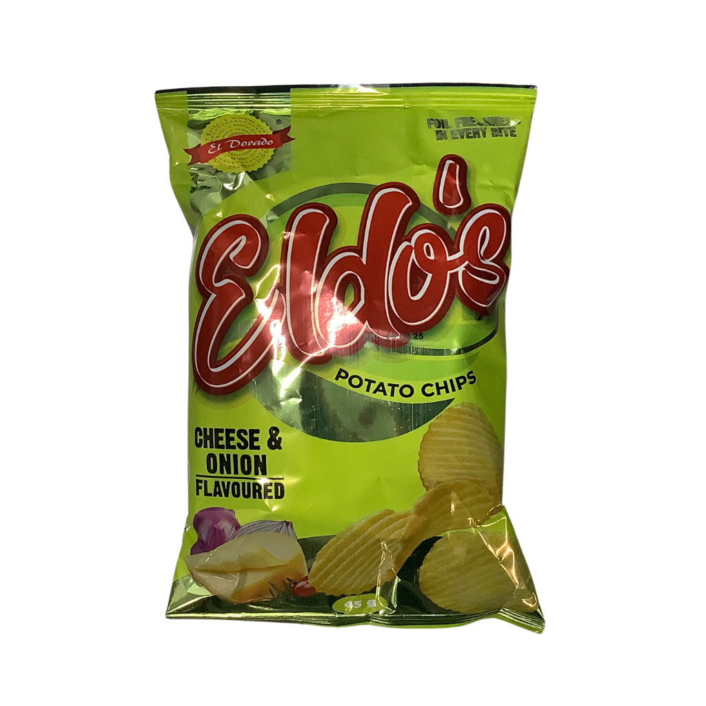 Eldo&#39;s Cheese &amp; Onion Flavoured Potato Chips 45g