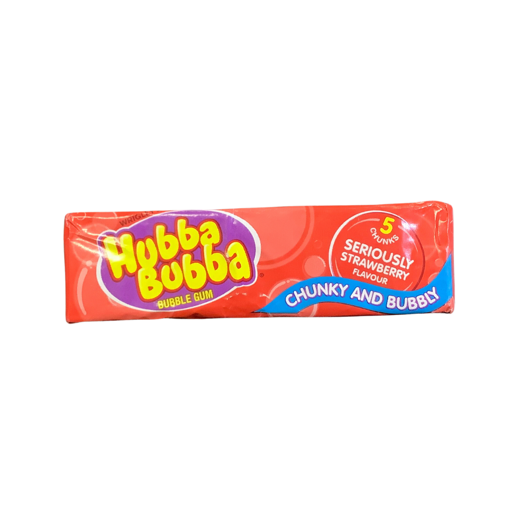 Hubba Bubba Stick Pack  Strawberry Flavour 35g