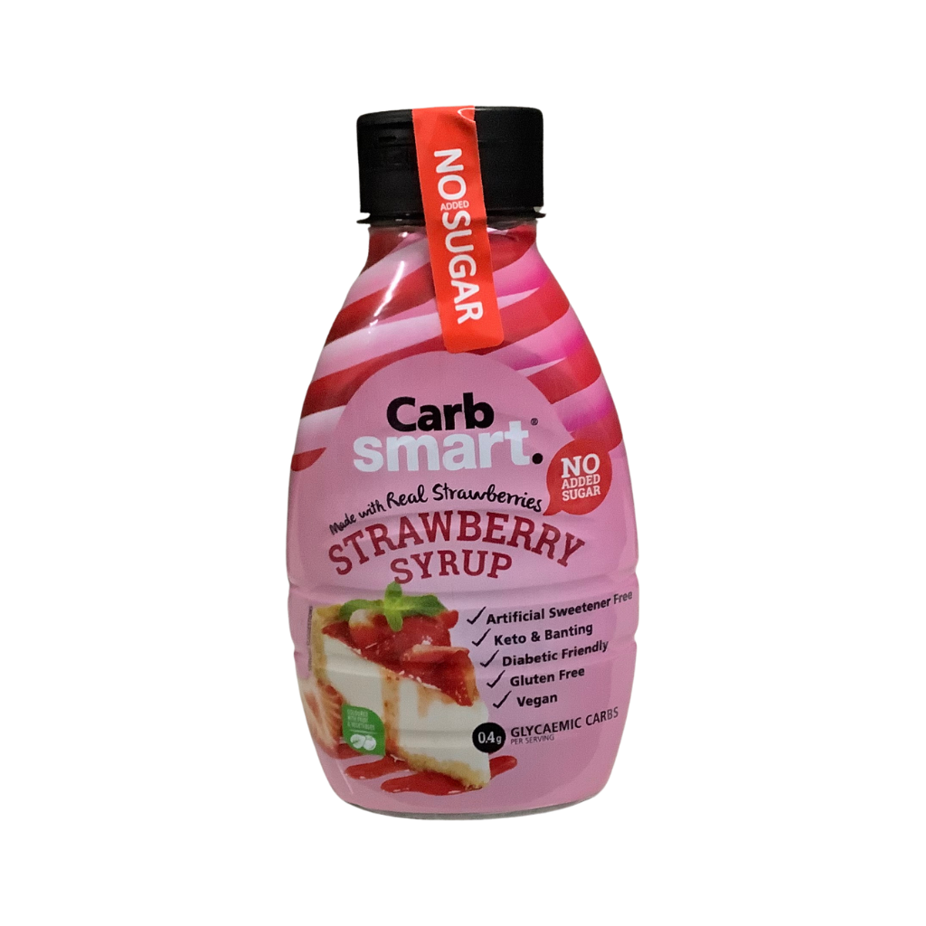 Carb Smart Strawberry Syrup 330ml