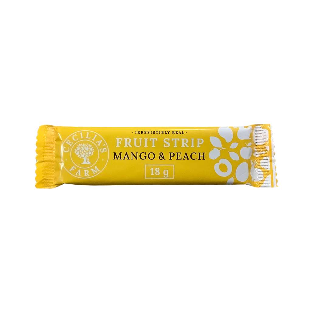 Cecilia&#39;s Farm Fruit Strip Mango &amp; Peach 18g