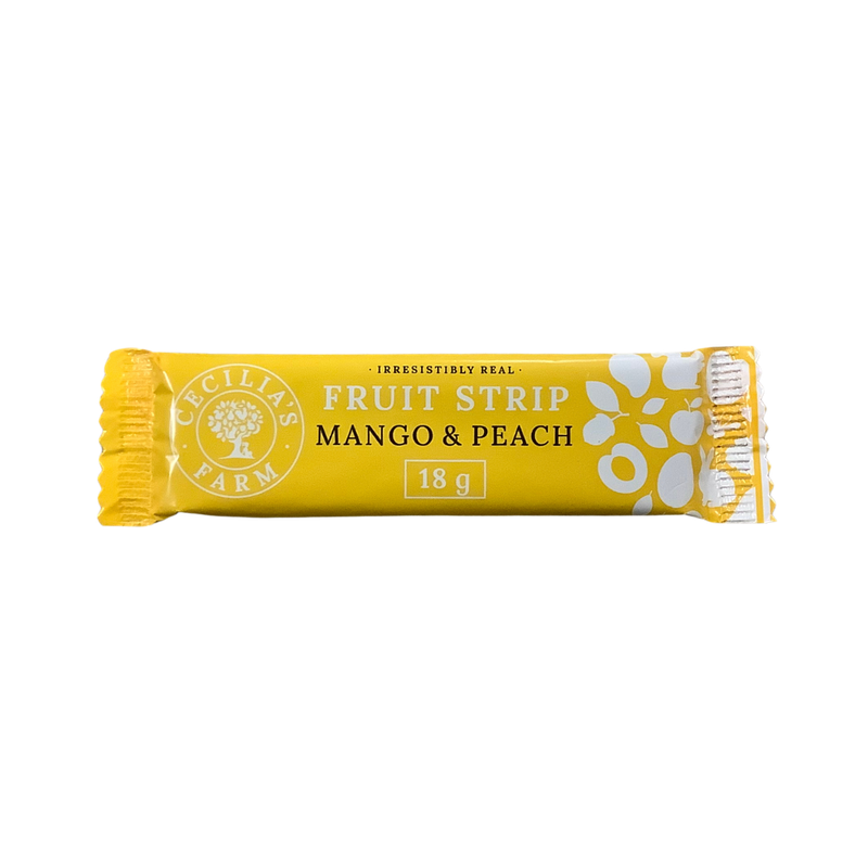Cecilia&#39;s Farm Fruit Strip Mango &amp; Peach 18g