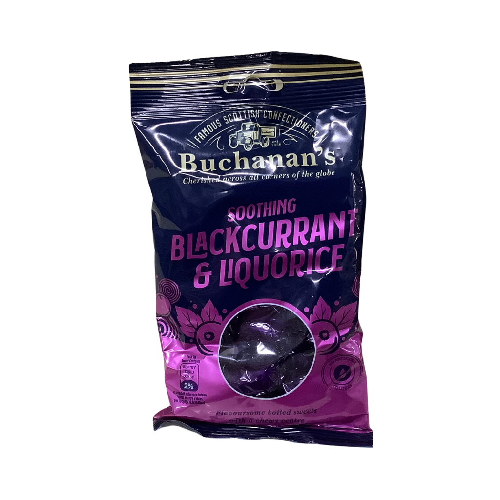 Buchanan&#39;s Soothing Blackcurrant &amp; Liquorice 140g
