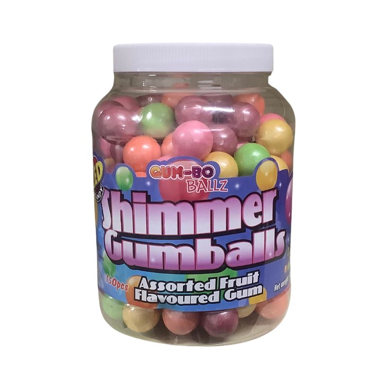 ZED Candy Shimmer Gum Balls Fruit Flavoured 975g